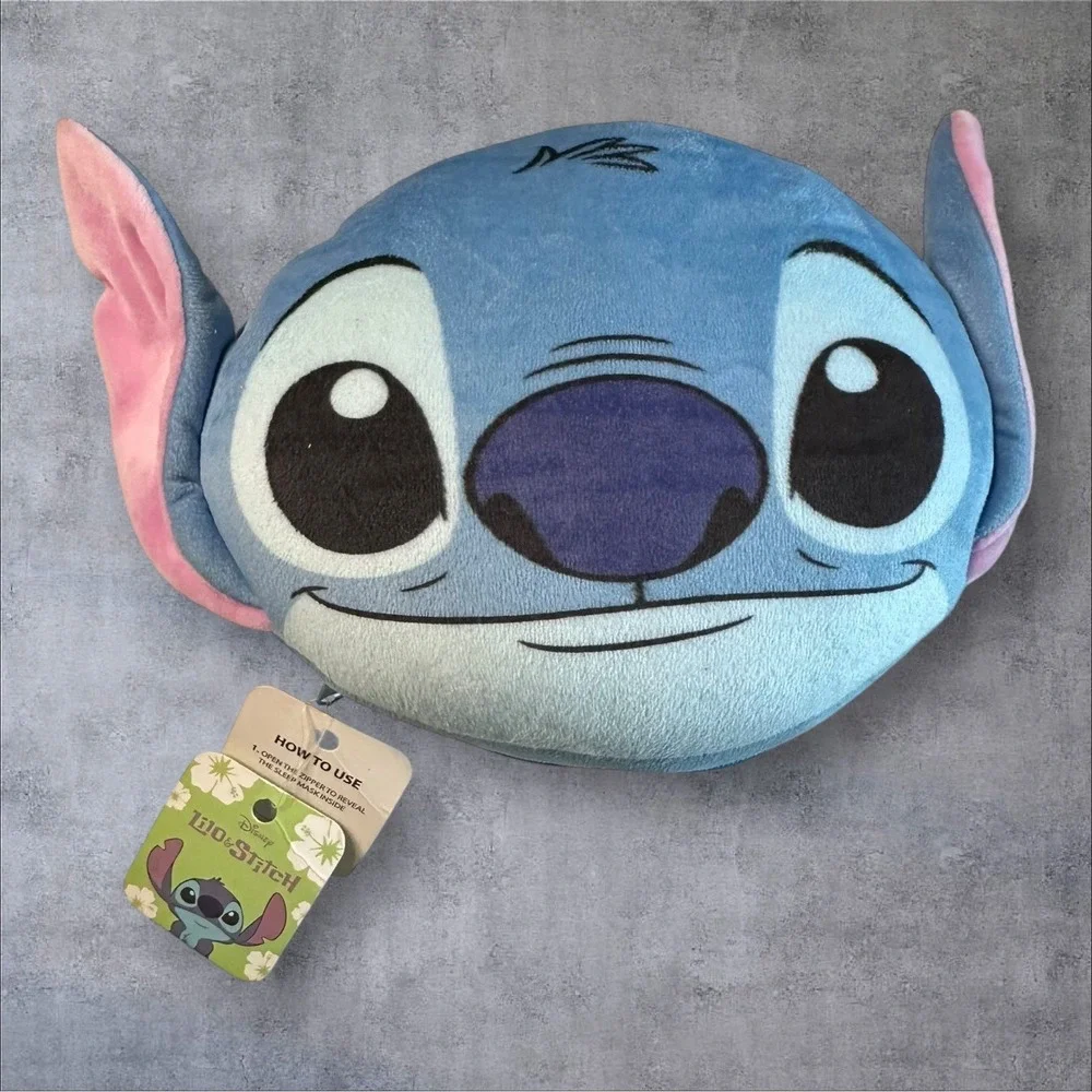 Disney Lilo & Stitch Jacmel Jewelry Eye‎ Mask Pillow NWT